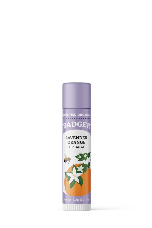 badger lip balm LAVENDER ORANGE .15oz