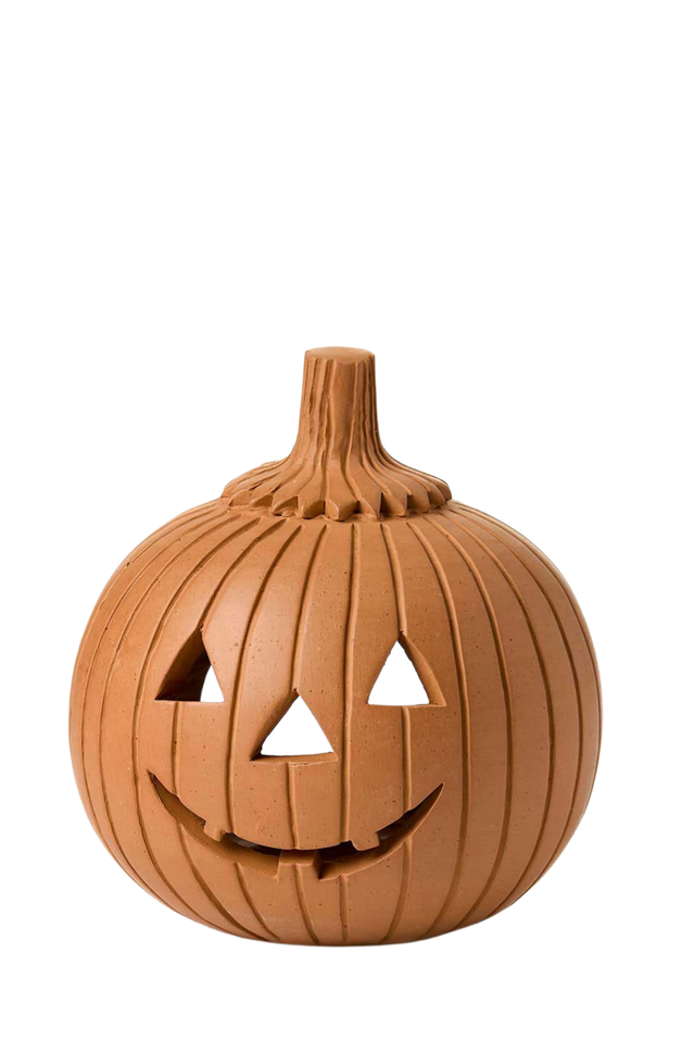lantern TERRACOTTA JACK-O-LANTERN