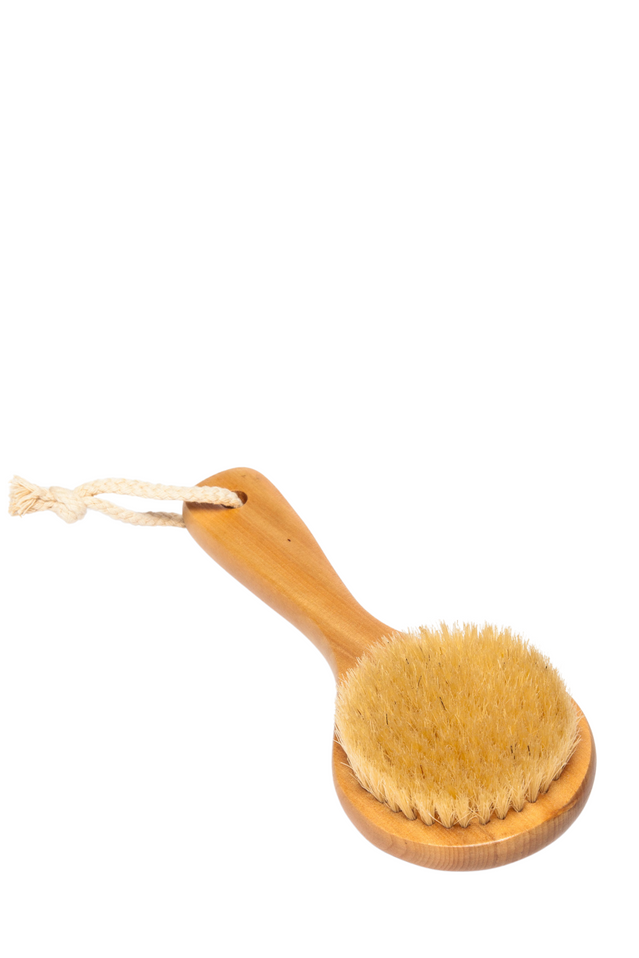 wooden body brush ROUND