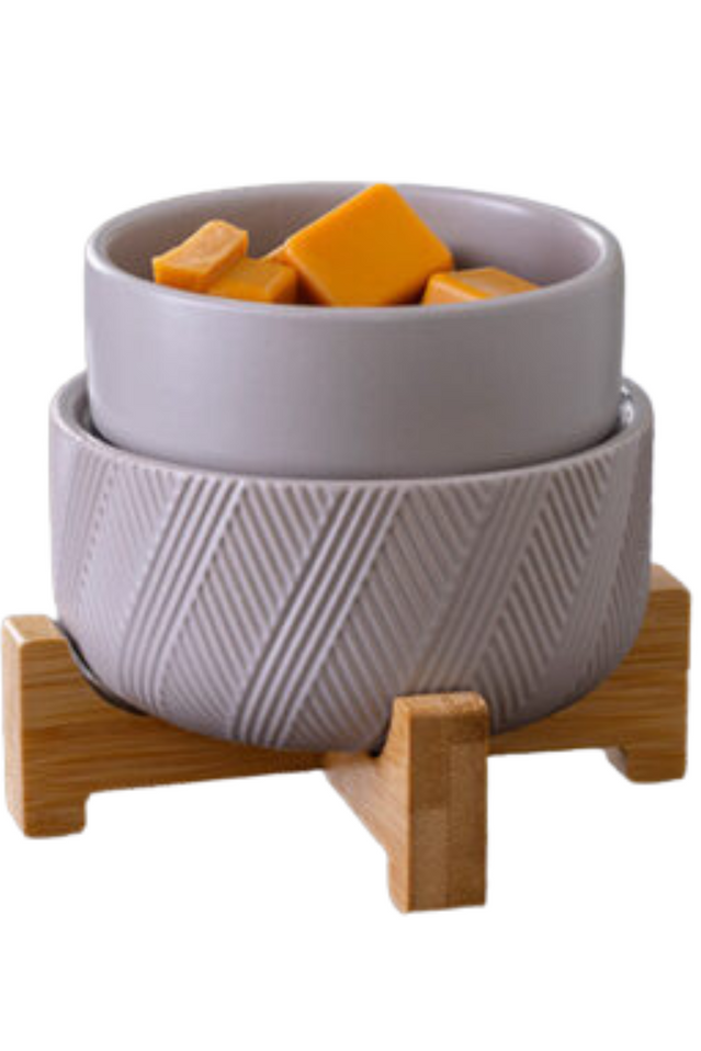 wax warmer 2-in-1 WOODEN PEDESTAL