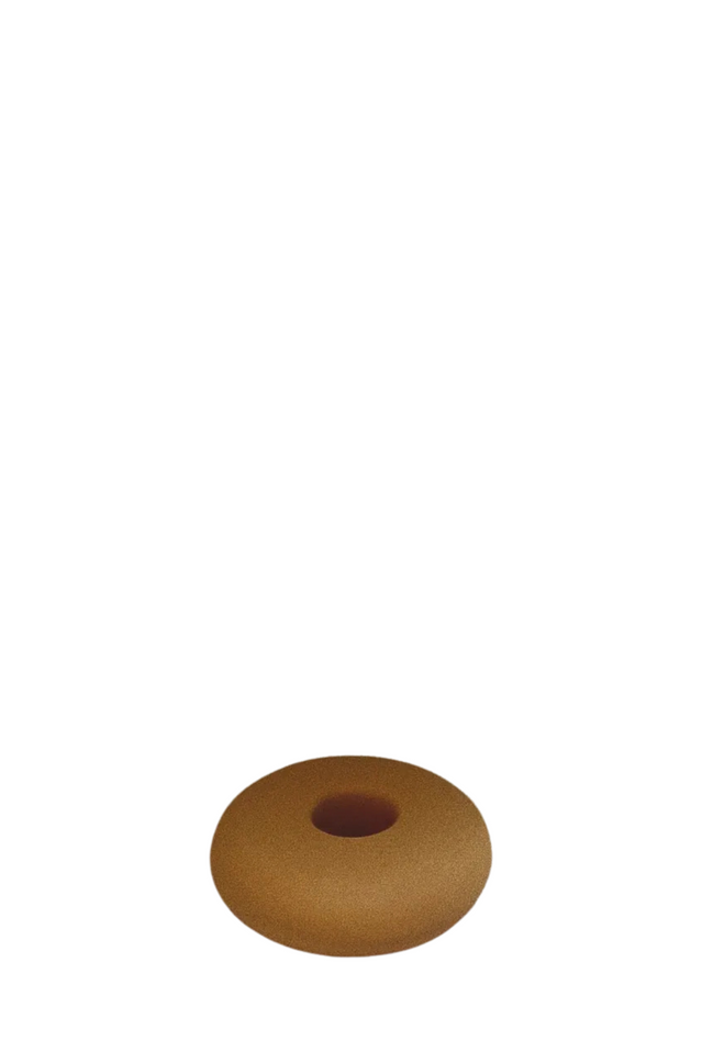 pebble candle holder GOLDENROD
