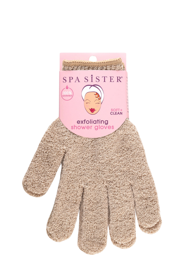 shower gloves BEIGE
