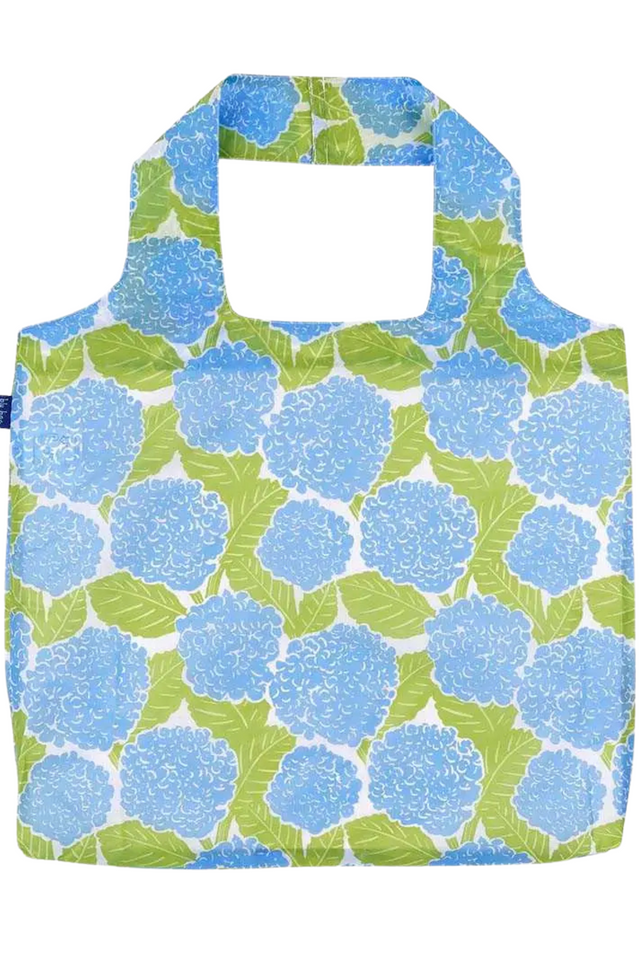 shopping bag BLUE HYDRANGEA