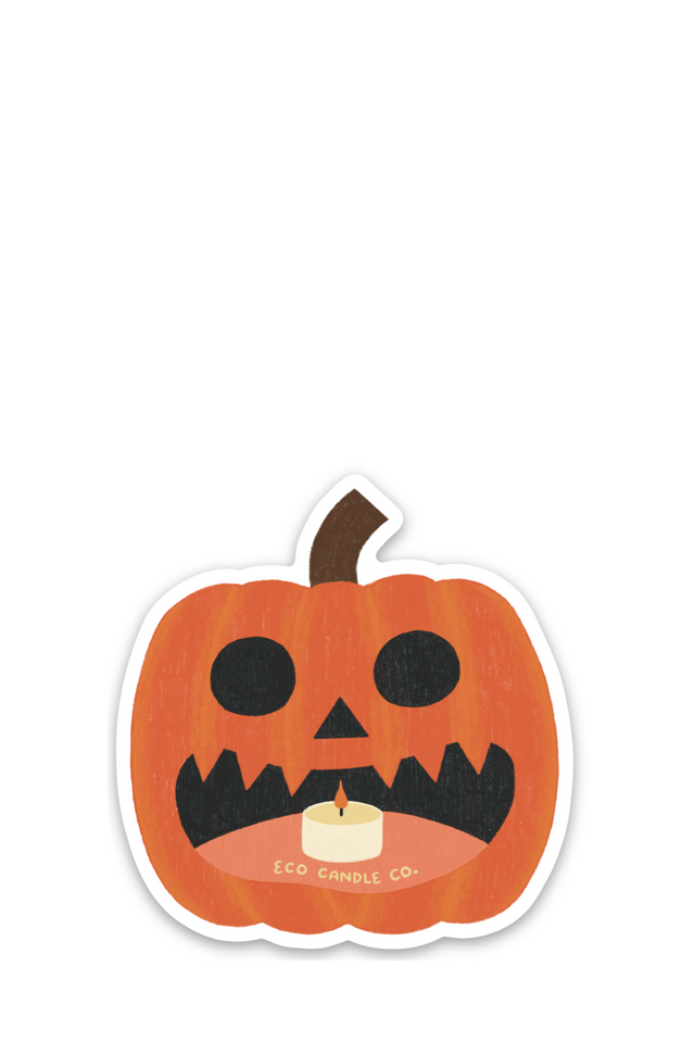 Jack-o-lantern sticker