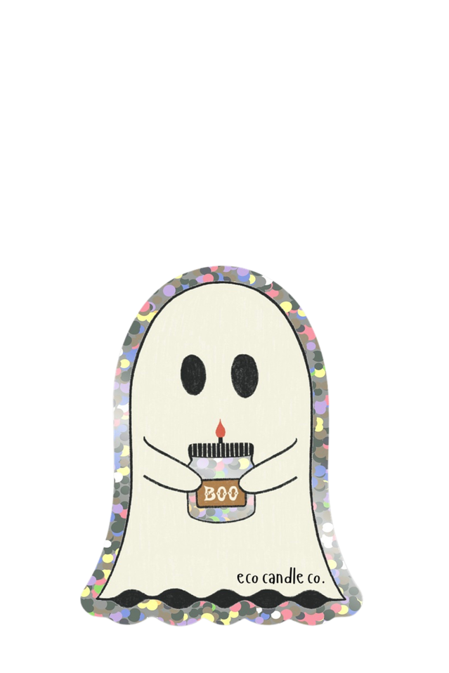 sticker GLITTER GHOST