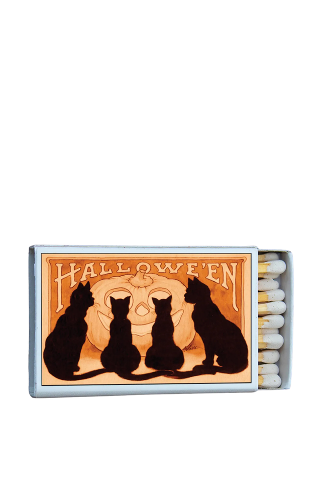 mini matches  HALLOWEEN BLACK CAT