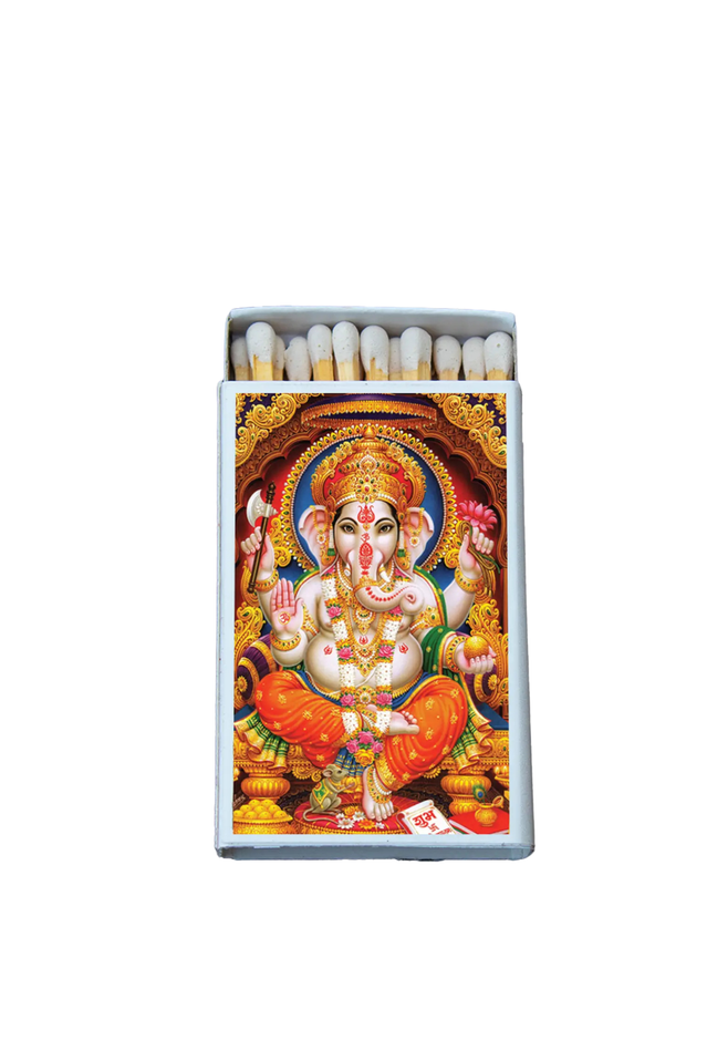 mini matches HINDU DEITY GANESHA