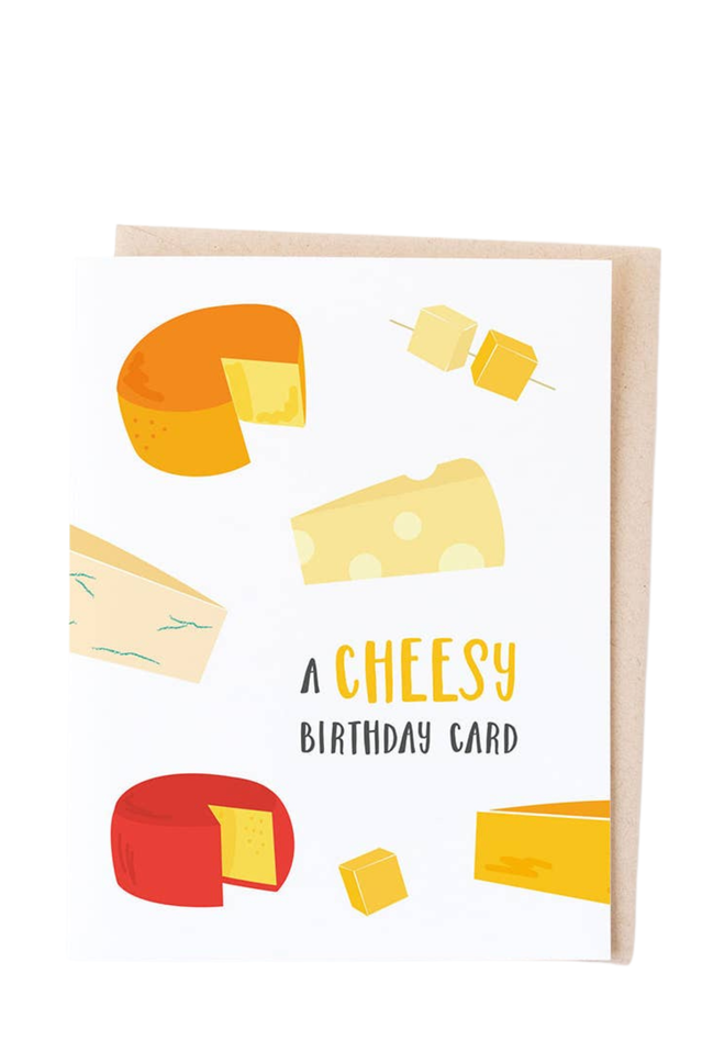 graphic anthology card CHEESY BIRTHDAY
