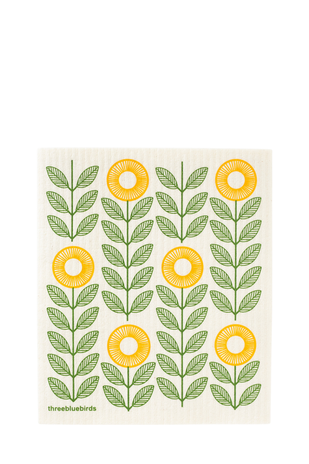 swedish dishcloth SUNFLOWER