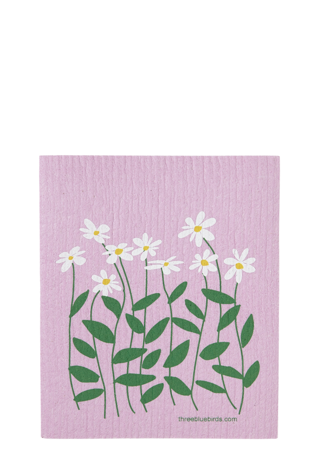 swedish dishcloth DAISIES