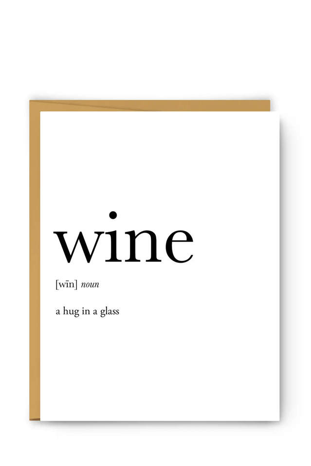 footnotes card WINE
