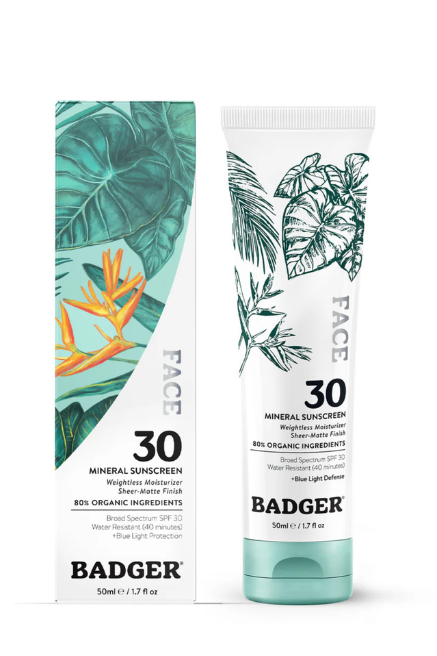 badger mineral sunscreen SPF30 FACE