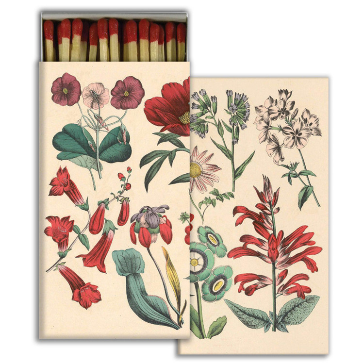 matches RED WILDFLOWERS