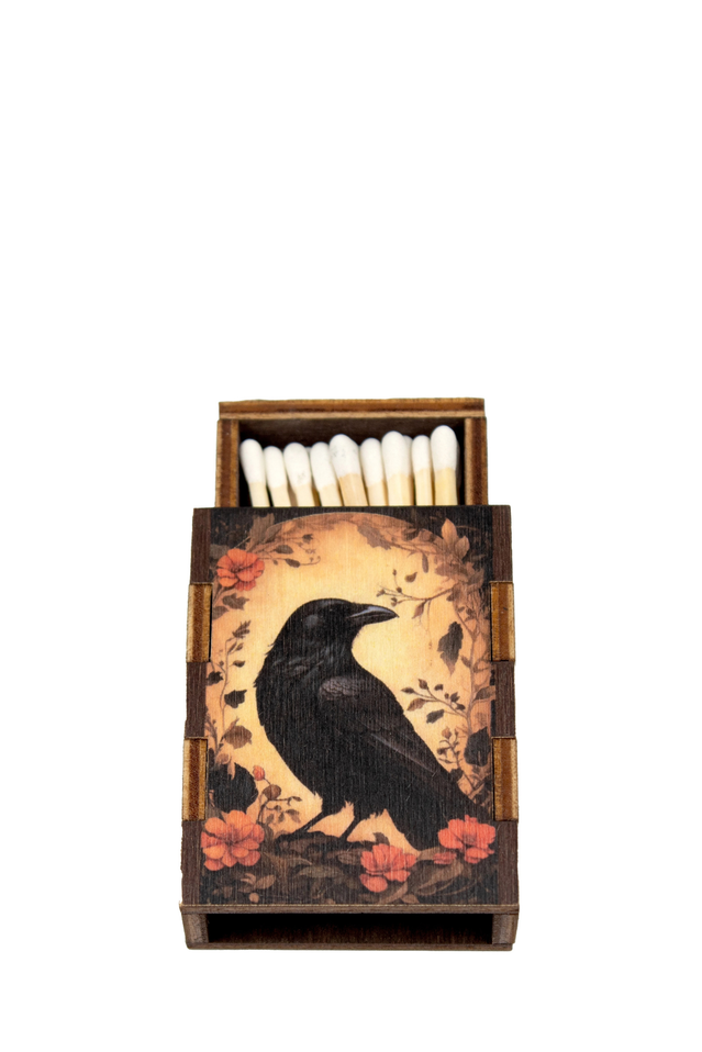 mini matches wooden RAVEN