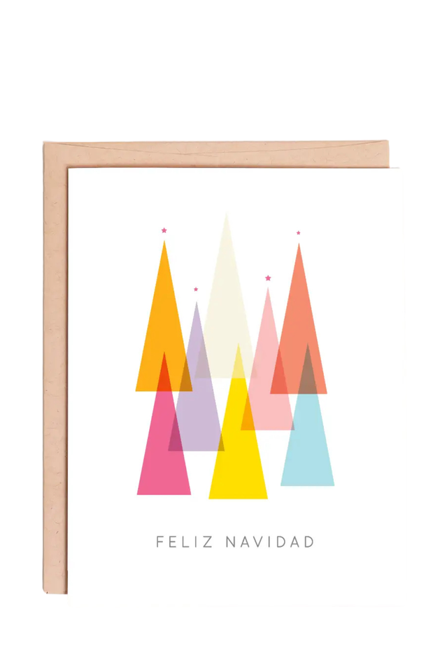 graphic anthology card FELIZ NAVIDAD