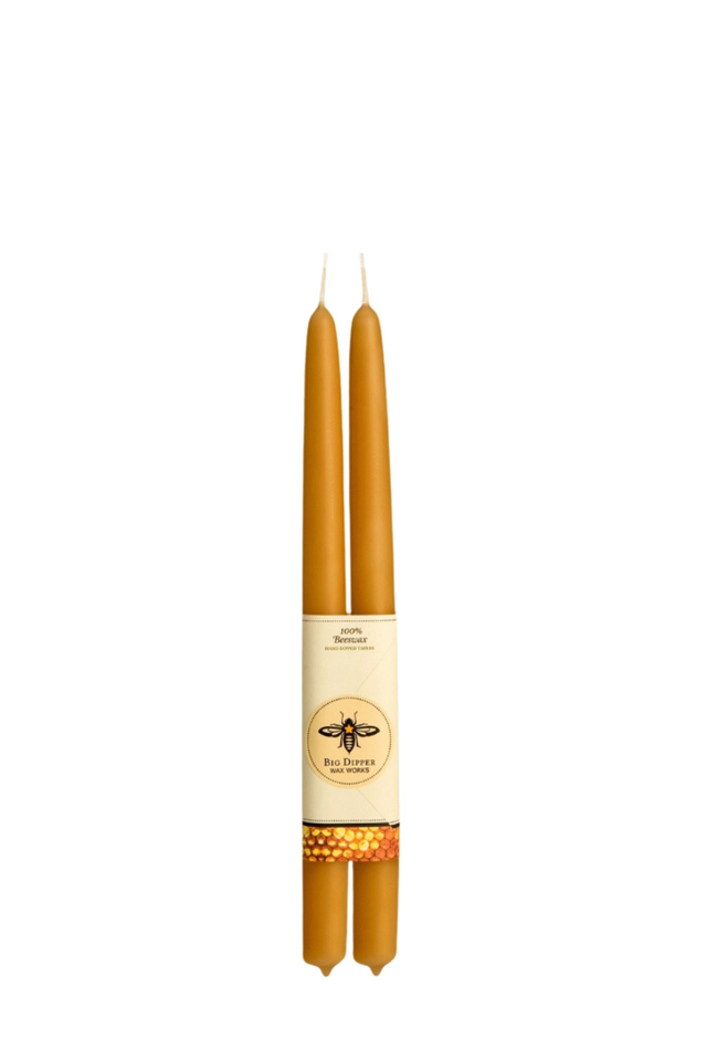 beeswax tapers 12" MARIGOLD BD