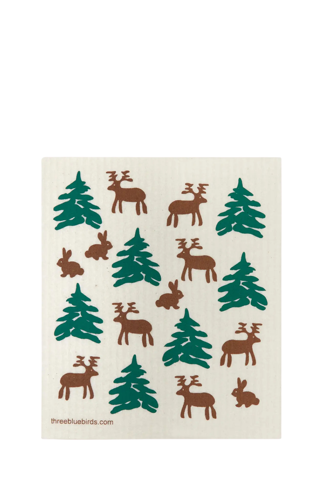 swedish dishcloth FOREST FRIENDS