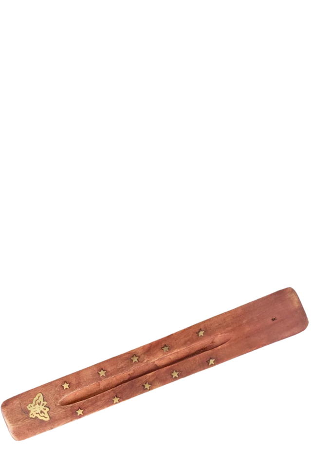 incense burner WOOD BUTTERFLY