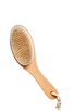wooden BODY BRUSH W/ HANDLE