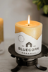 beeswax pillar 4" RAW