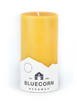 beeswax pillar 6" RAW