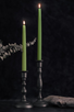 beeswax tapers 16" PISTACHIO
