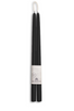 beeswax tapers 16" BLACK