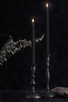 beeswax tapers 16" BLACK