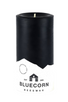 beeswax pillar 6" BLACK