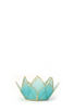 capiz gemstone lotus AQUAMARINE
