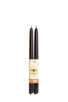 beeswax tapers 12" BLACK BD