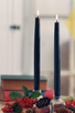 beeswax tapers 12" BLACK BD