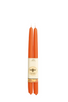 beeswax tapers 12" PUMPKIN BD