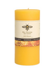 beeswax pillar 6" NATURAL BD