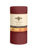 beeswax pillar 6" RED BD