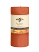 beeswax pillar 6" PUMPKIN BD