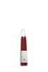 beeswax tapers 8" BURGUNDY