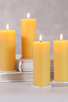 beeswax pillar 2 x 4.75 NATURAL BD