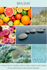 SPA DAY scent description: A fresh floral medley with musk, melon and sweet citrus dancing in the ocean breeze.