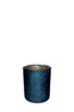 candle holder BLUE GLASS