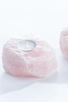 crystal tea light holder ROSE QUARTZ