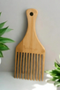 wide tooth hair pick BAMBOO