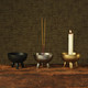 incense burner MATTE BLACK
