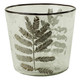 candle holder ENAMELED LEAF