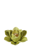 tea light holder LOTUS GREEN