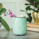 wax warmer FLIP DISH MINT LEAF