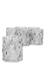 candle holder MULTIFACETED GRAY