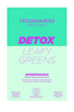 sheet mask LEAFY GREENS