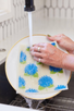 reusable cloths HYDRANGEA