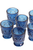 candle holder VINTAGE NAVY BLUE